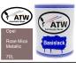 Preview: Opel, Rose Mica Metallic, 70L: 1L Lackdose, von ATW Autoteile West.